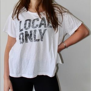 Sunset locals only tee